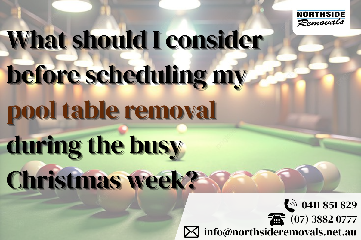 Pool Table Removals in Brisbane