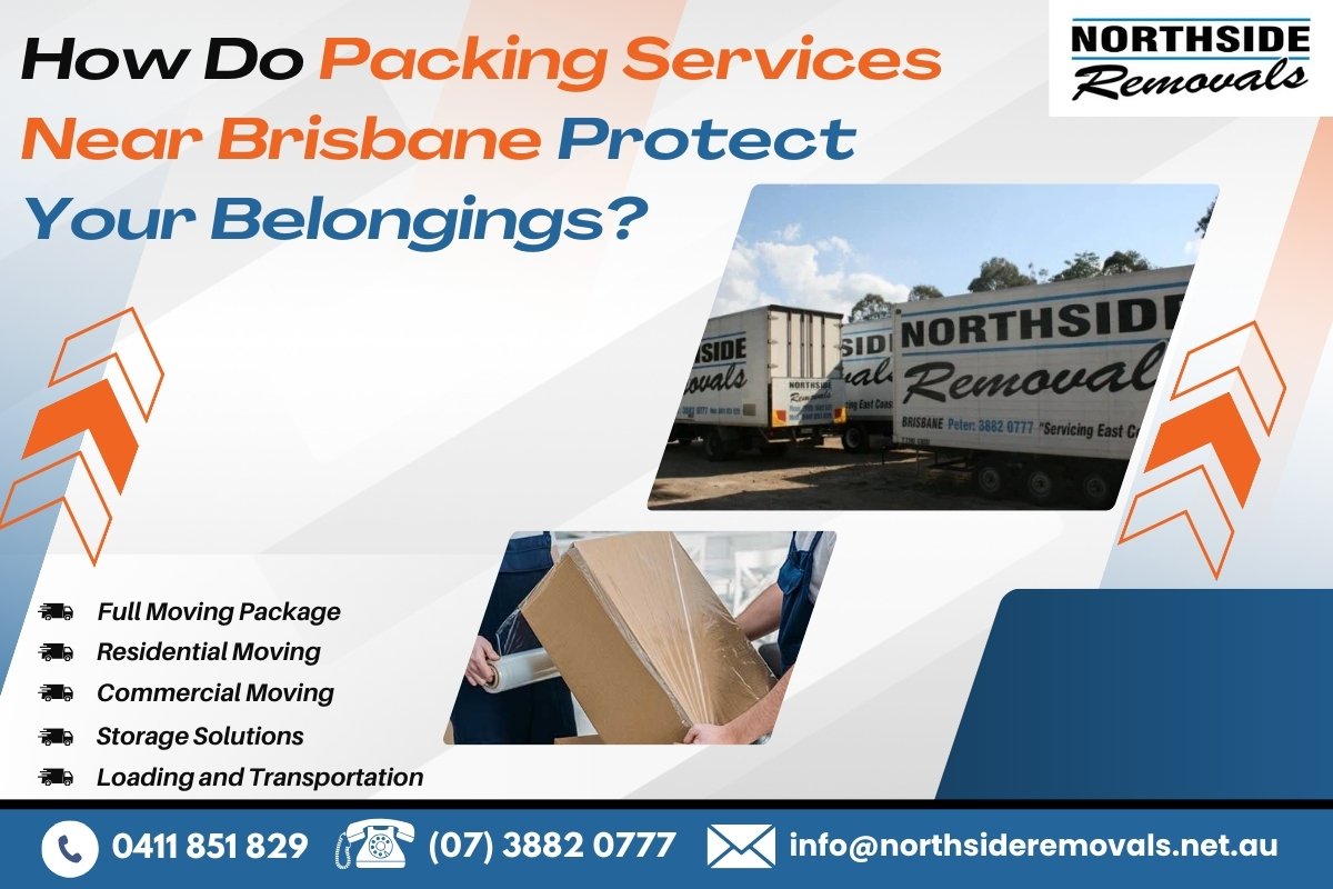 Professional packing services near Brisbane protecting household belongings